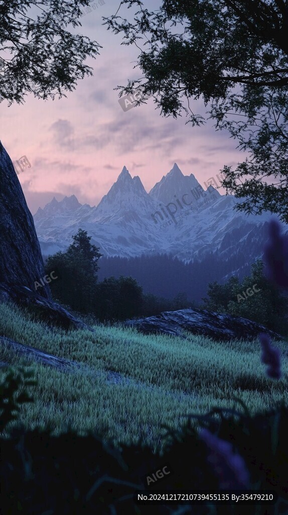 唯美奇幻大山