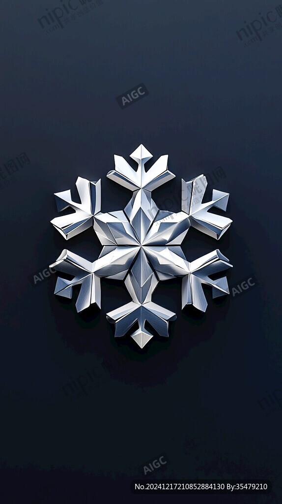 3d雪花