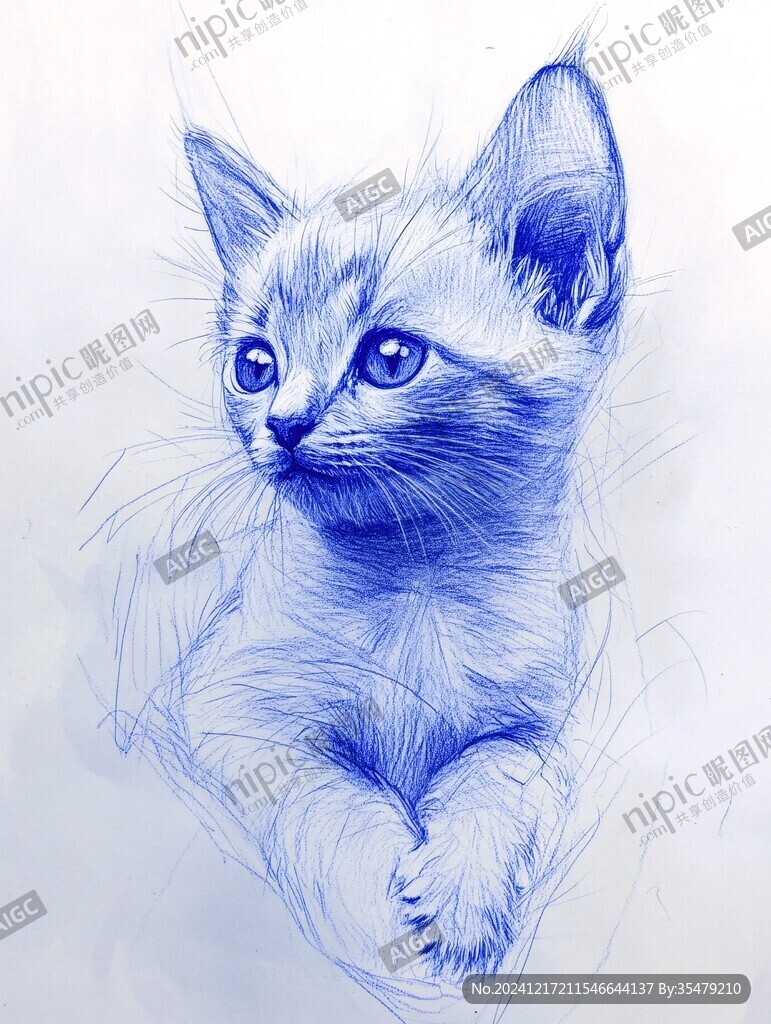 小貓手繪