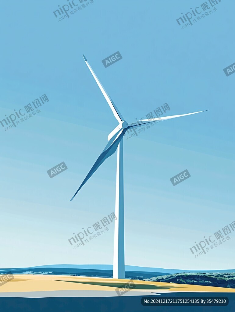 風力發電素材