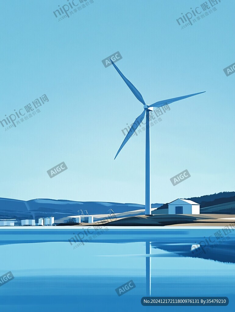 環(huán)保能源風能發(fā)電
