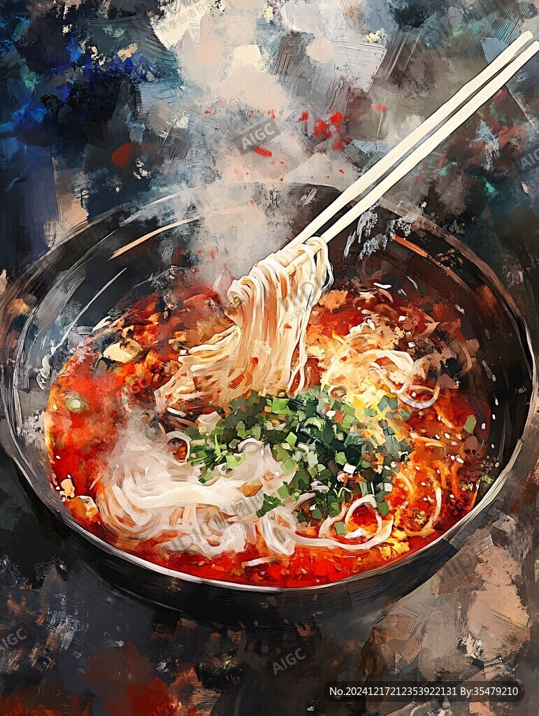 燃面插畫