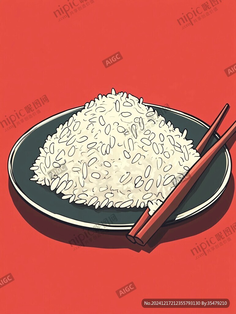 卡通米飯
