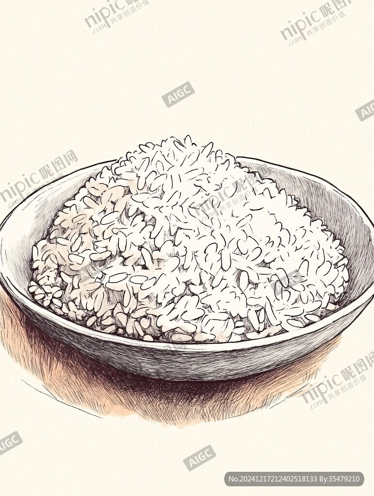 手繪糯米飯