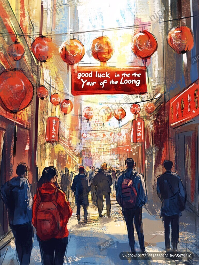 2024年春節(jié)插畫