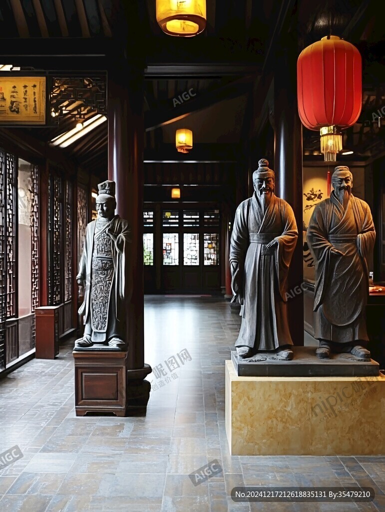 江南貢院考官雕像