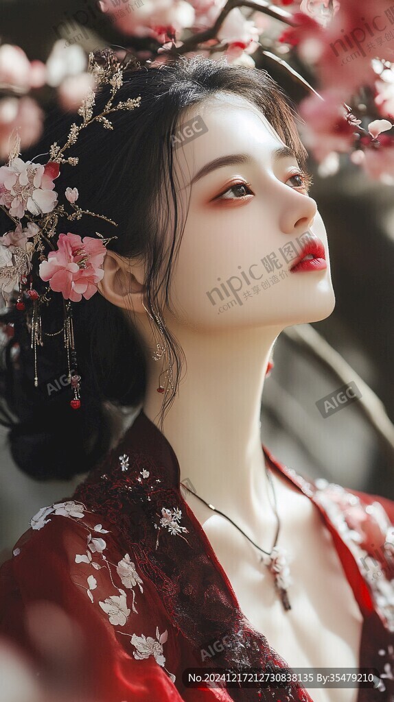 古風(fēng)紅衣