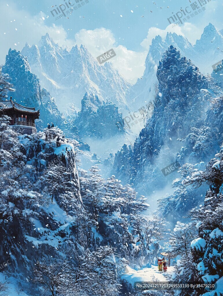 古風(fēng)山水場景