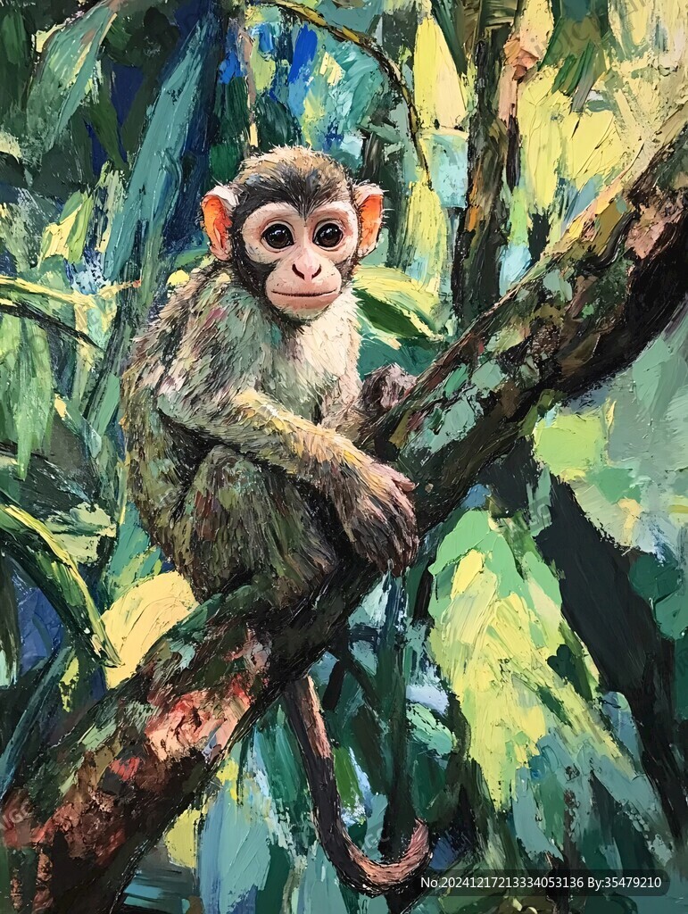 原創小猴插畫