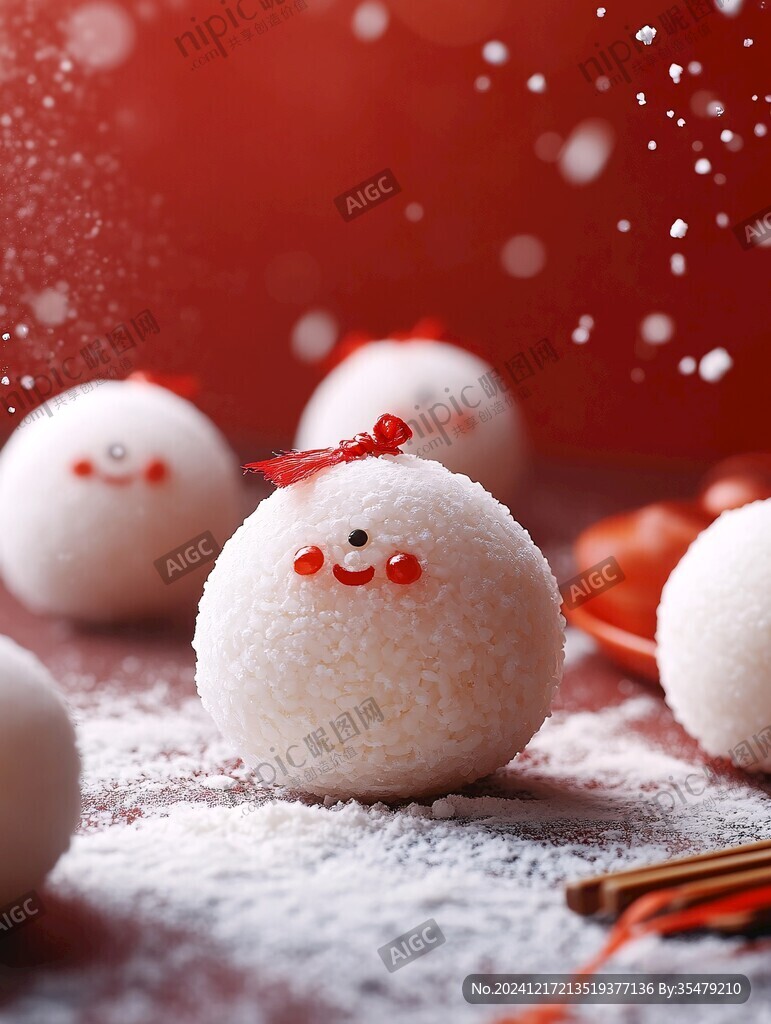 冬季雪地雪包雪饅頭