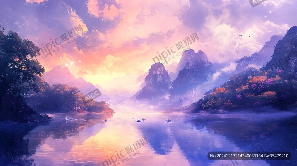 高清古風山水