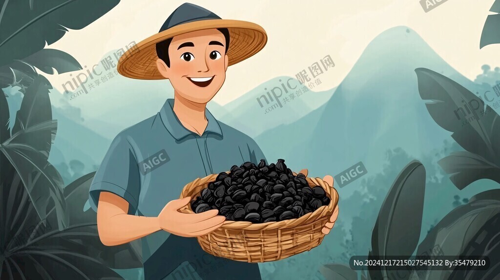 豆豉插畫