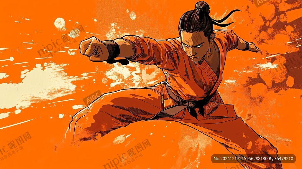 功夫插畫