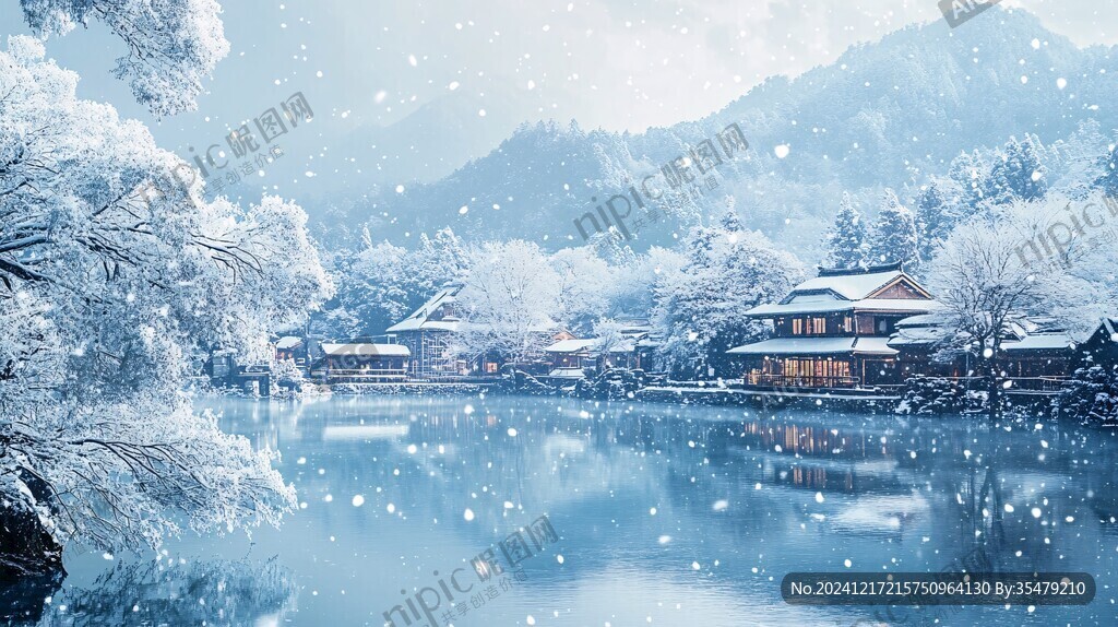 浴鵠灣雪景