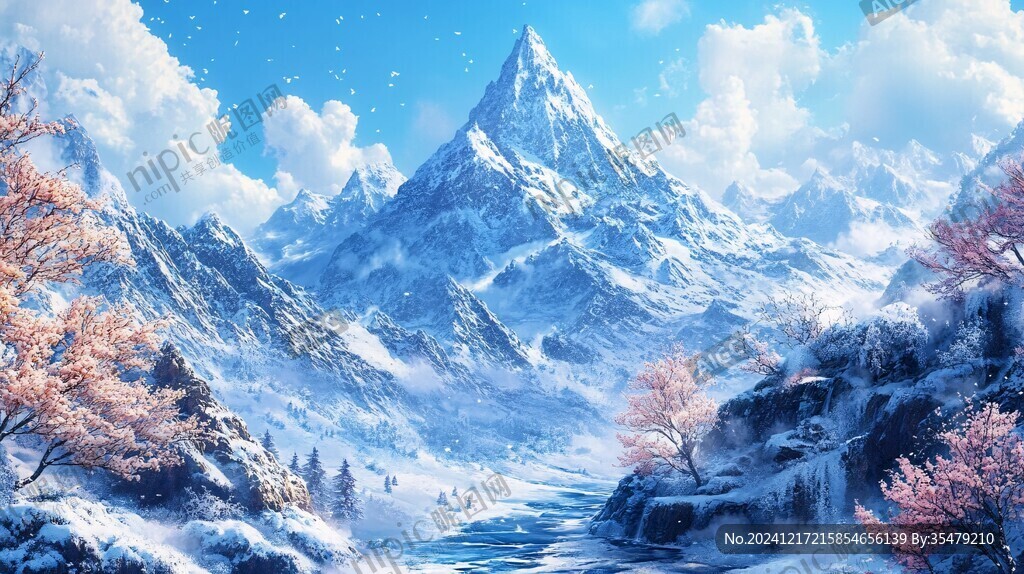 雪山大場景