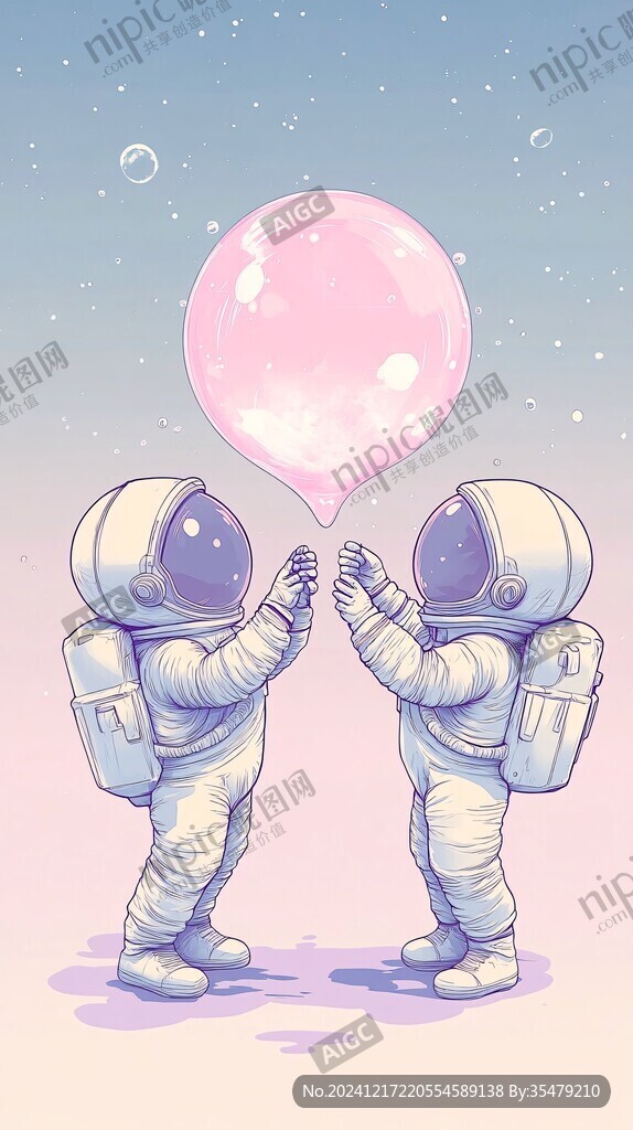 宇航員插畫
