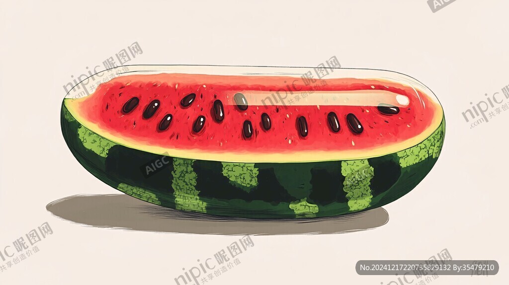 西瓜醬插畫