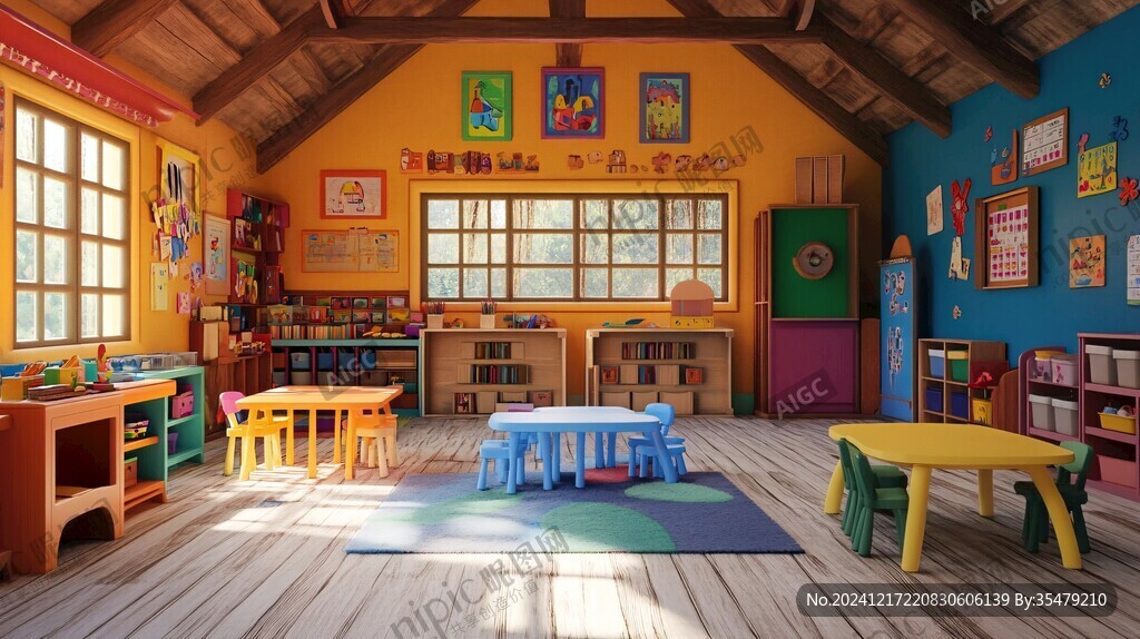 幼兒園教室場景