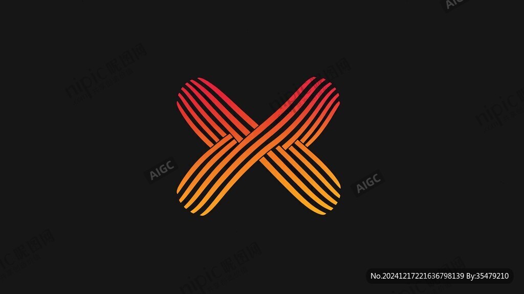 硬朗現代x標志