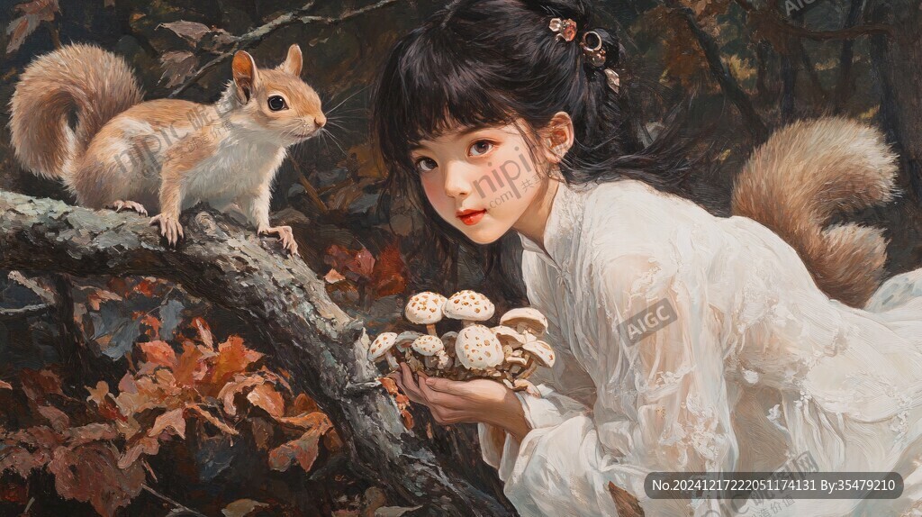 仙氣清冷少女壁紙圖片