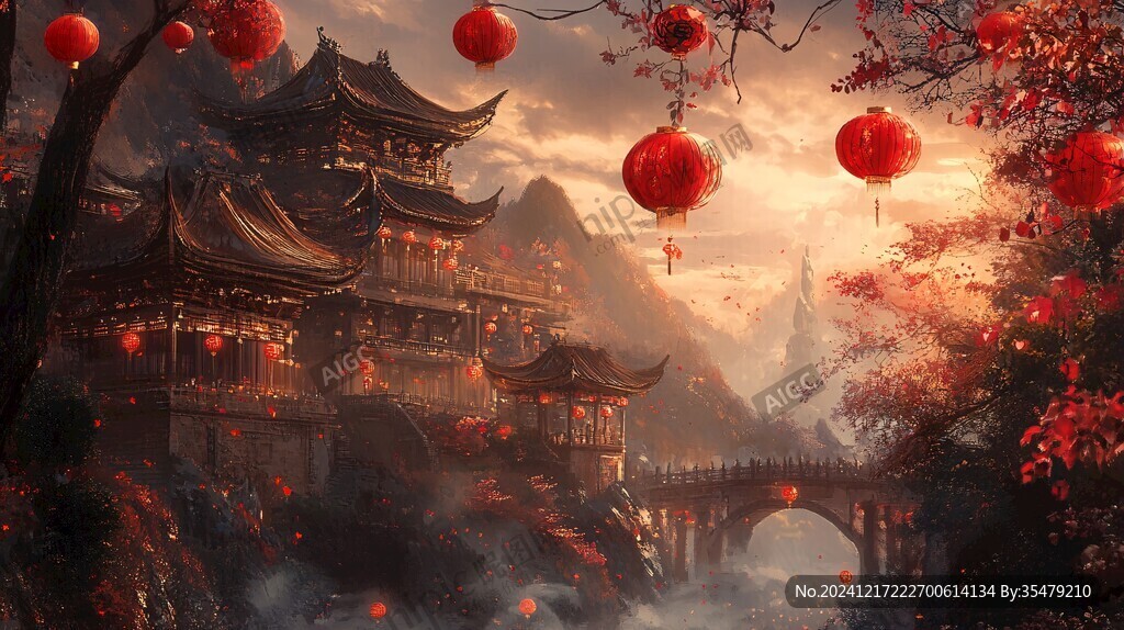 唯美古風(fēng)場景