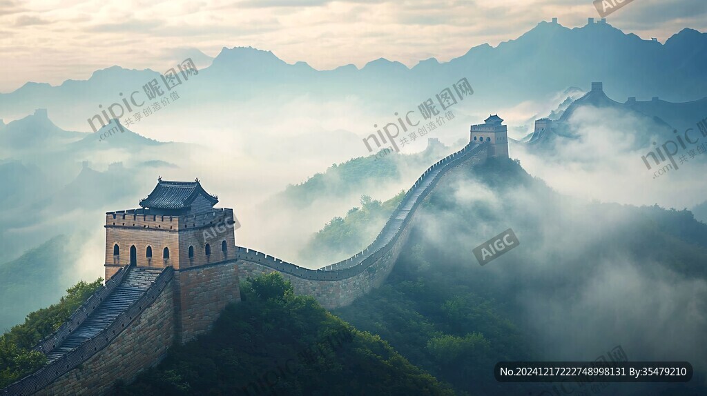 長(zhǎng)城的早晨