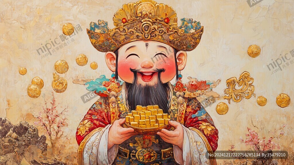 高清財神圖片