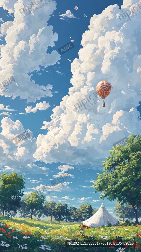 插畫唯美風(fēng)景