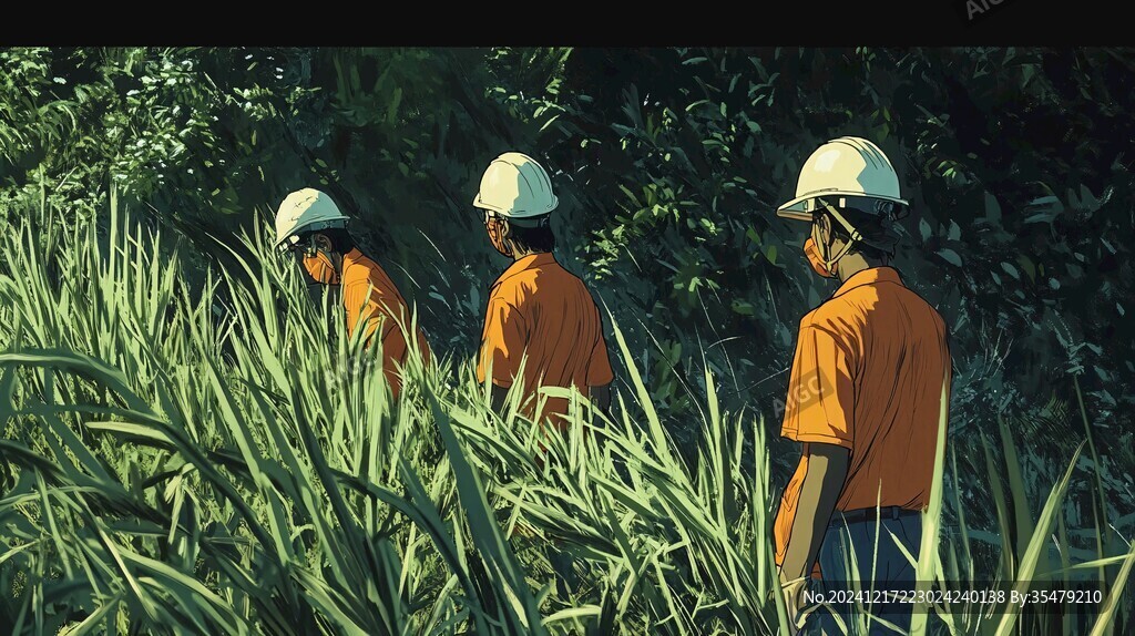 薅草工人