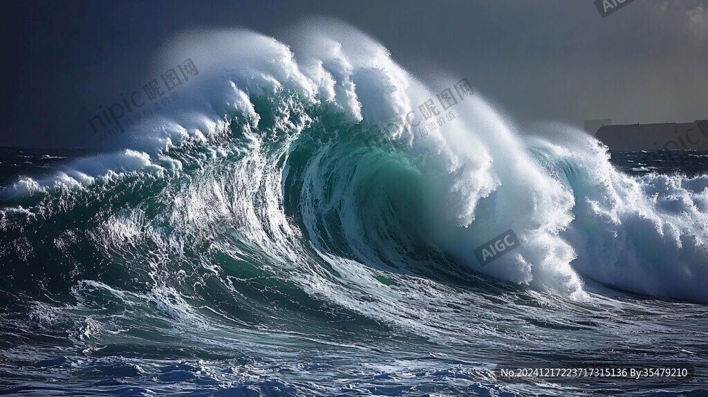 浪花高清背景
