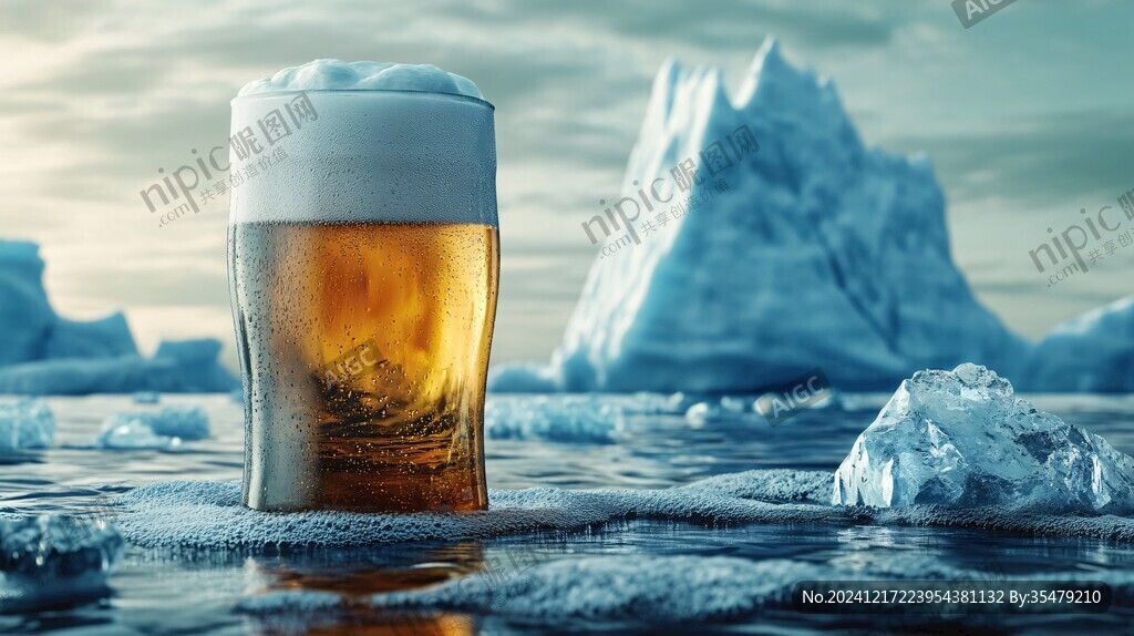 啤酒水花質(zhì)感特效