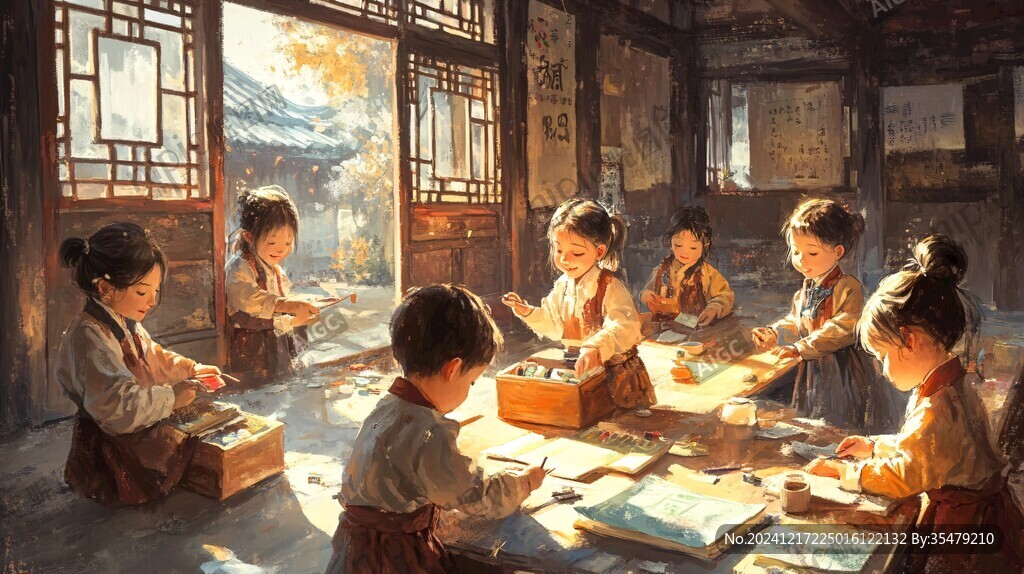 私塾場景實景再現
