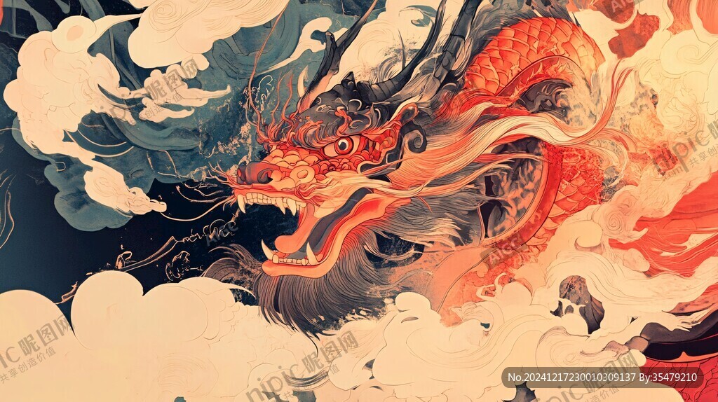 龍年系列包裝插畫