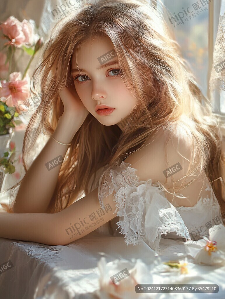 深邃眼神美女