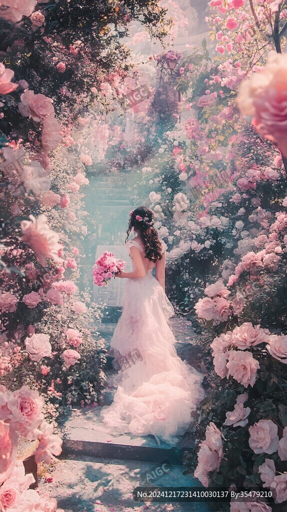 唯美花間美人