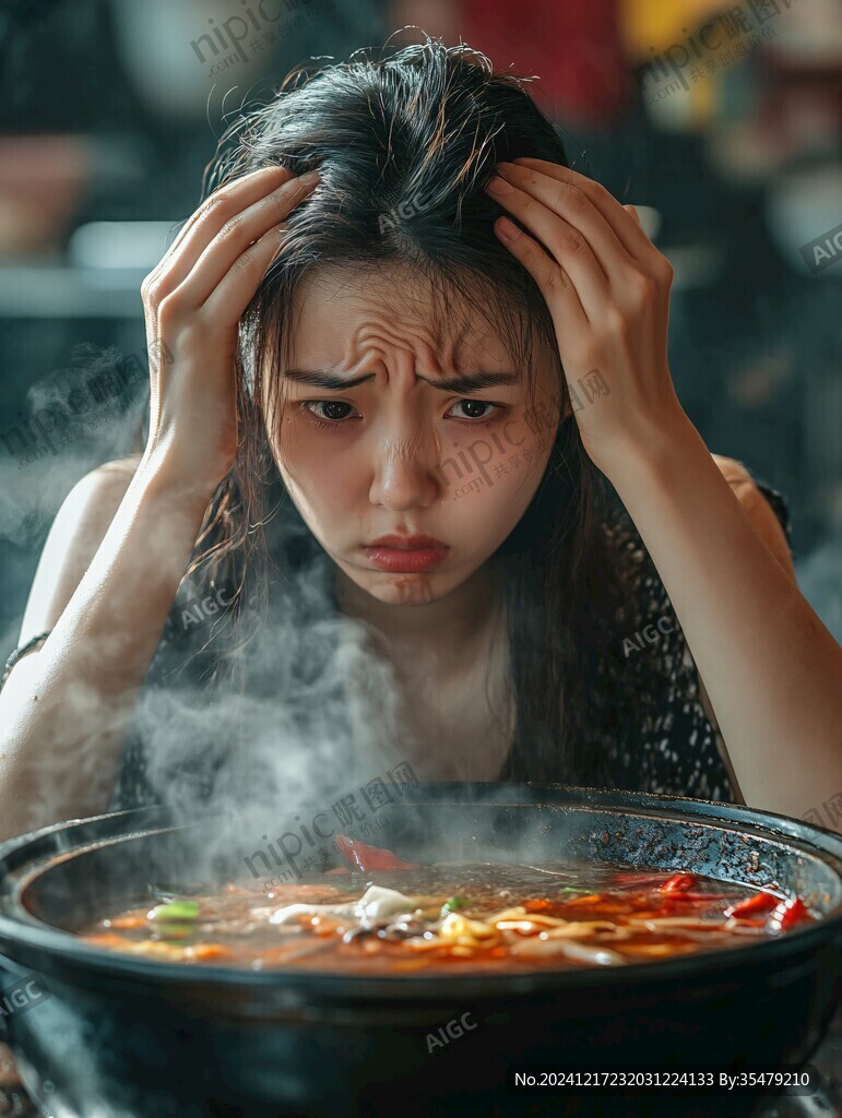 吃火鍋人像
