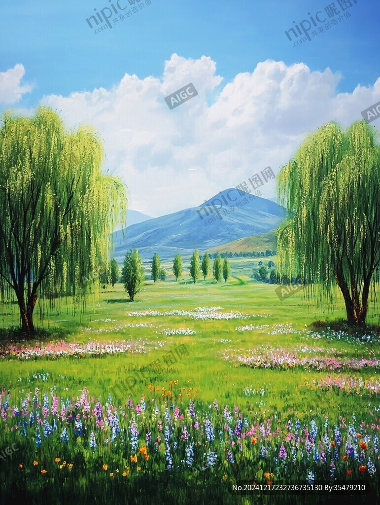 寬屏風景畫