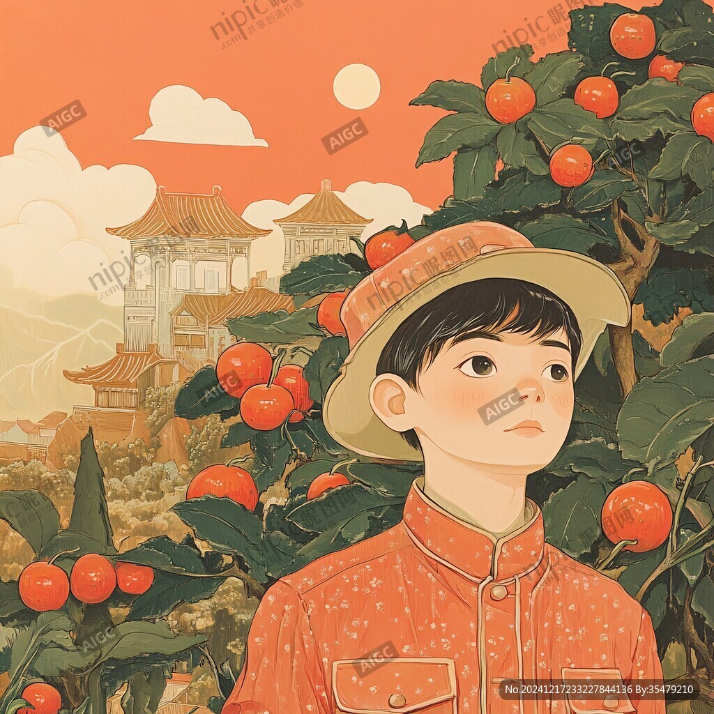 枇杷膏插畫