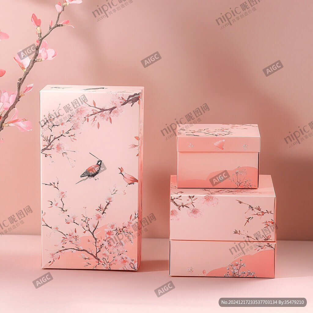 桃花包裝盒