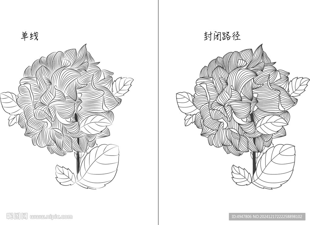 花 矢量圖 ai和eps兼容