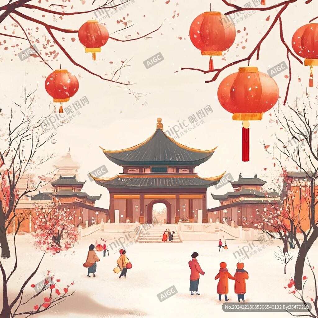 天一閣插畫