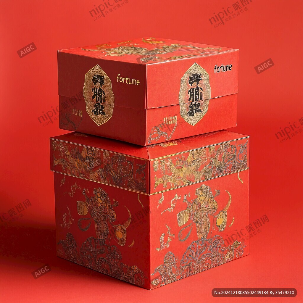恭喜發(fā)財文創(chuàng)包裝盒
