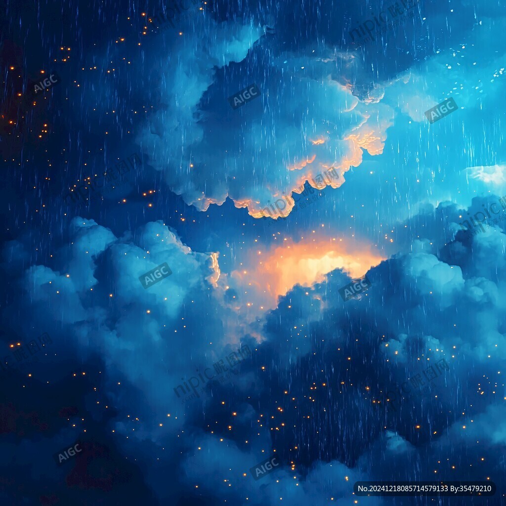 下雨插畫