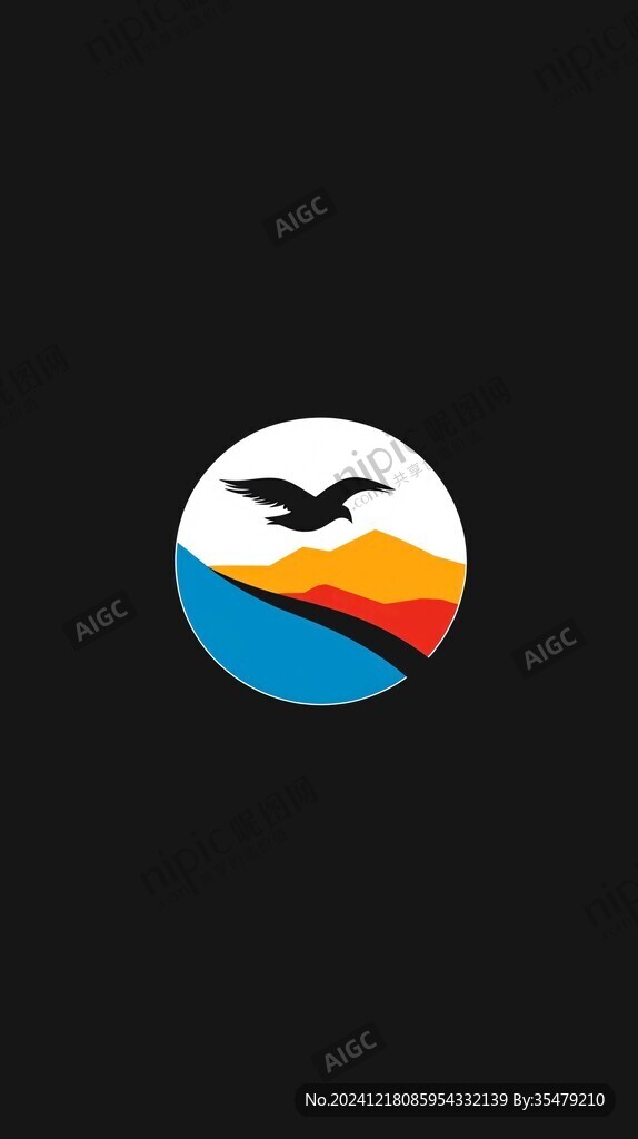 飛鳥飛翔海鷗logo