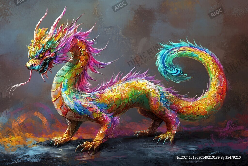 插畫龍年插畫