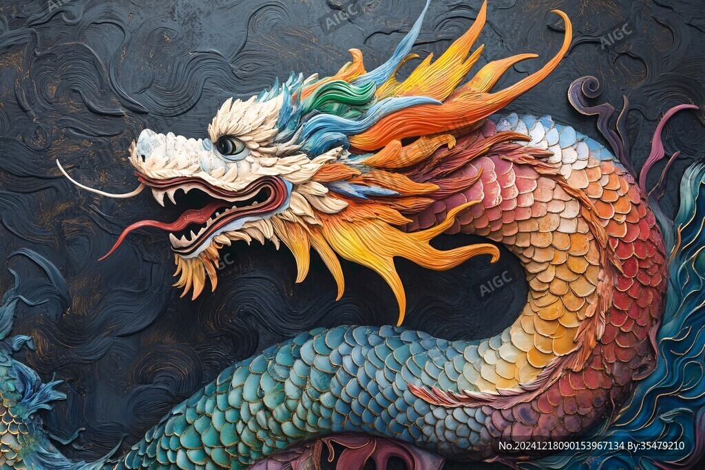 龍包裝插畫