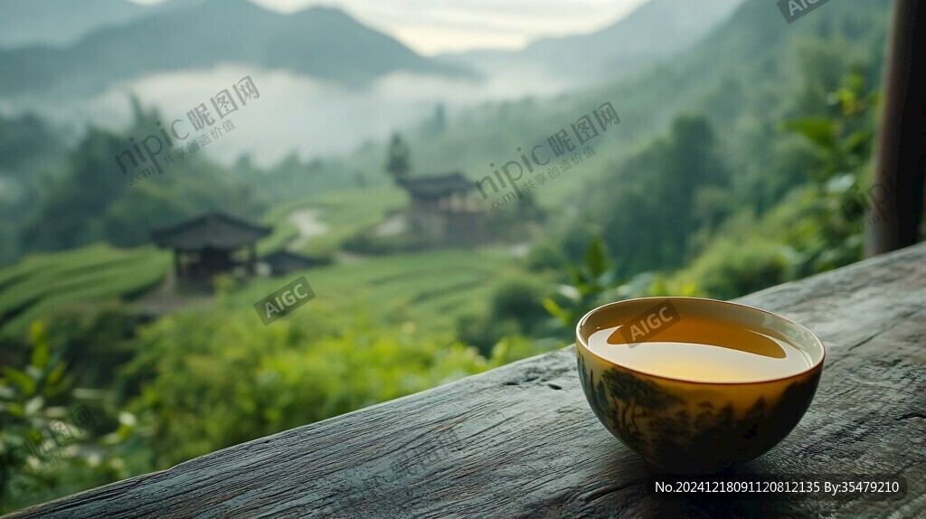 茶杯山水