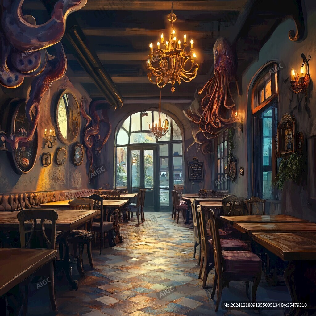海洋主題餐廳素材