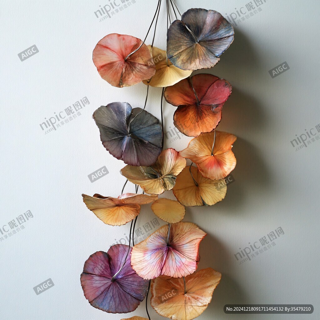 花瓣形裝飾墻