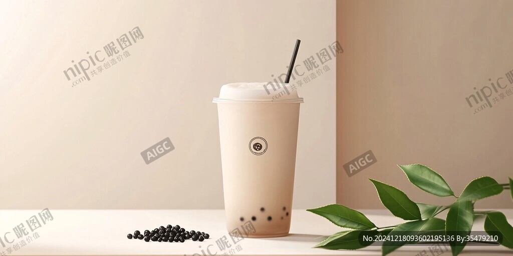 奶茶效果圖